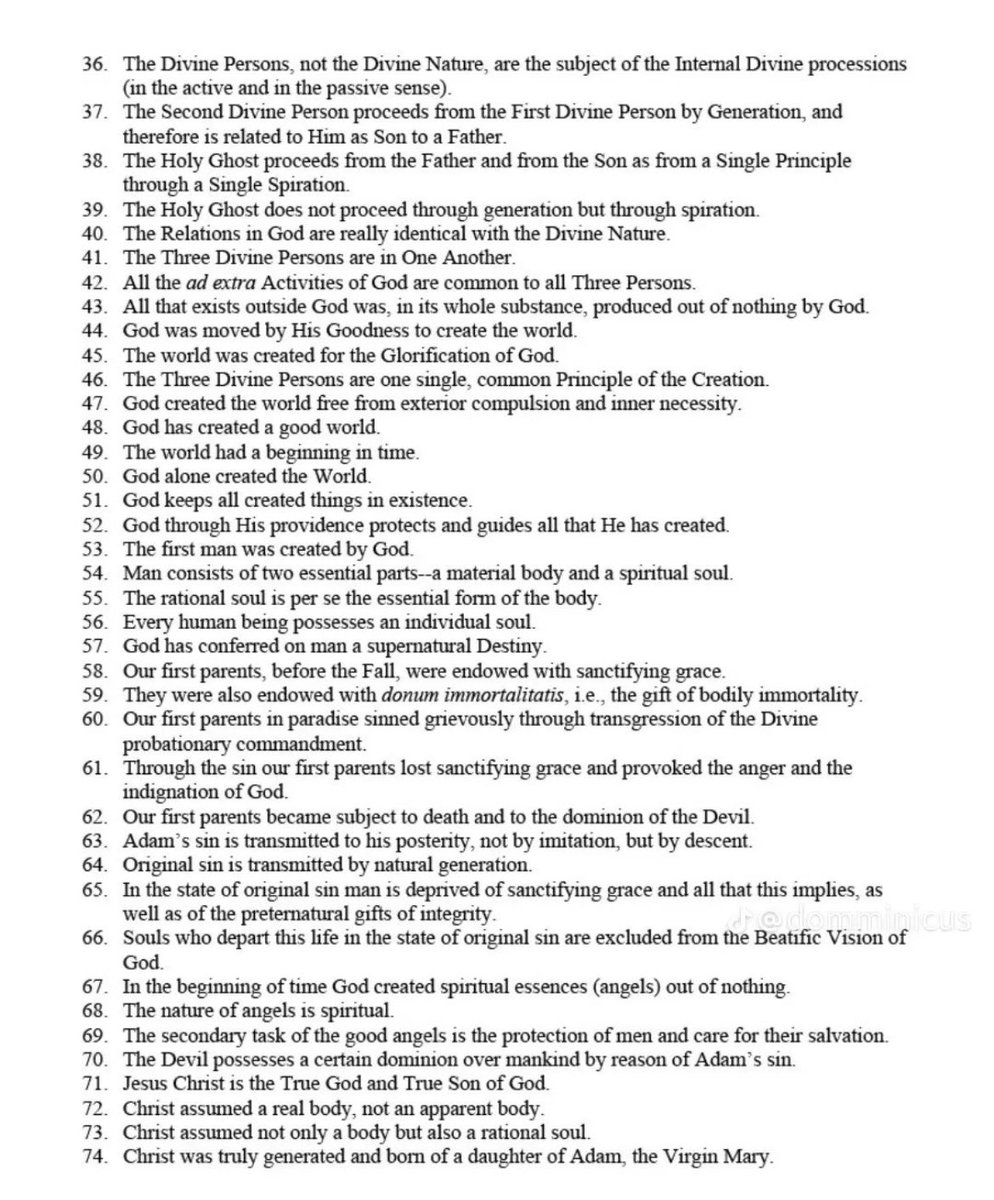 hardflics's tweet photo. Not an image, but here are all of the 255 dogmatically defined teachings of the Catholic Church all in one place 🧵 https://t.co/y88RJiunvM