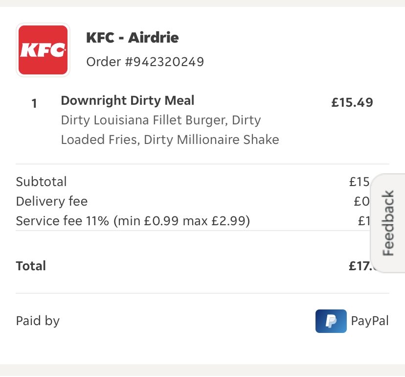ryankb1212's tweet photo. @KFC_UKI I ordered something from your airdrie store and didn’t receive what I was after if the item was substituted with a different shake I wouldn’t have minded but they gave me boba isnstead https://t.co/Yl8ZPBTaUg