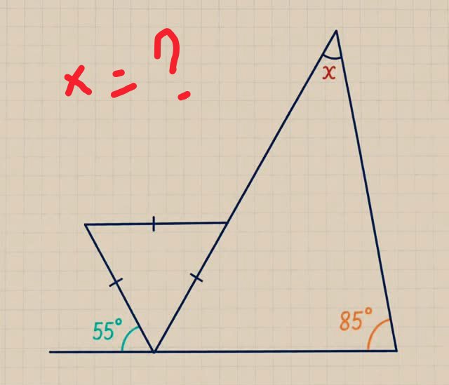 qoyyrazalq's tweet photo. Kalem kağıt kullanmadan bu  soruyu çözmek imkansız.

Çözebilir misin?             X =  ❓ https://t.co/uBKn2GNXkD