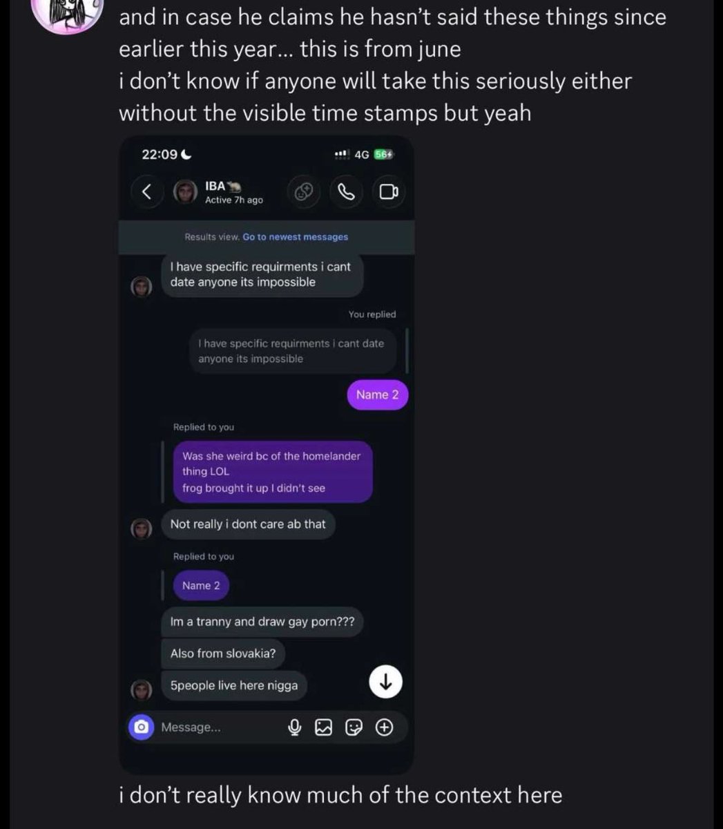 szz678's tweet photo. Ur favourite artist @/ kcokaine_ is a RACIST who says the n word with zero shame. the account who shared the messages has deleted them out of respect for ibas ex best friend (who was black) however i’m sharing most of it again so people don’t forget and know the truth. https://t.co/yHU9DSIYIq