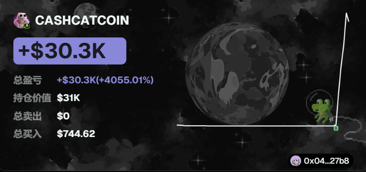 xyfc42's tweet photo. 🏧 $CASHCATCOIN 现价427K DYOR

群友使用 Debot，扫链时发现并狙击进场 从 $744 -> $31K

一键跟单高手钱包：https://t.co/Y9s2ru7Ltp

玩赚meme币关键在于工具使用与信息来源

CA：0x917143bc1c402b819a80efd2426e2ab4e73806b4

叙事总结：Thedevrrrrrr 发布了关于 Cashcats 的内容。背景是一个 2011 年时代的迷因网站 https://t.co/F2lzl8B2RT，该网站会重定向到一个拥有 112k 粉丝的 Instagram 账号，账号使用的是原始的 cashcat 头像。其标志是一只穿着紫色皮草大衣、戴着金链的白猫，表情自信地凝视着。

以下是筛选潜力meme的方法视频👇
