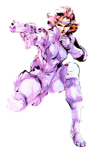 ShinkawaArt's tweet photo. artwork of Meryl Silverburgh wearing a Sneaking Suit, for Metal Gear Solid (1998). https://t.co/JFQPTEklrL