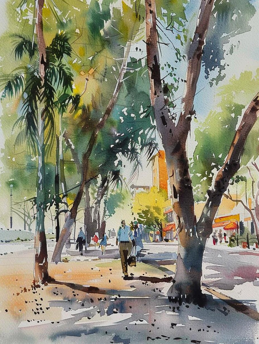 swees897810's tweet photo. Step into our pop-up watercolor alley today! Watch artists create dreamy cityscapes live, grab your own brush, and let colors tell your story. 10AM-6PM at downtown square—don’t miss this small, magical art escape. https://t.co/k4adbzpPqV