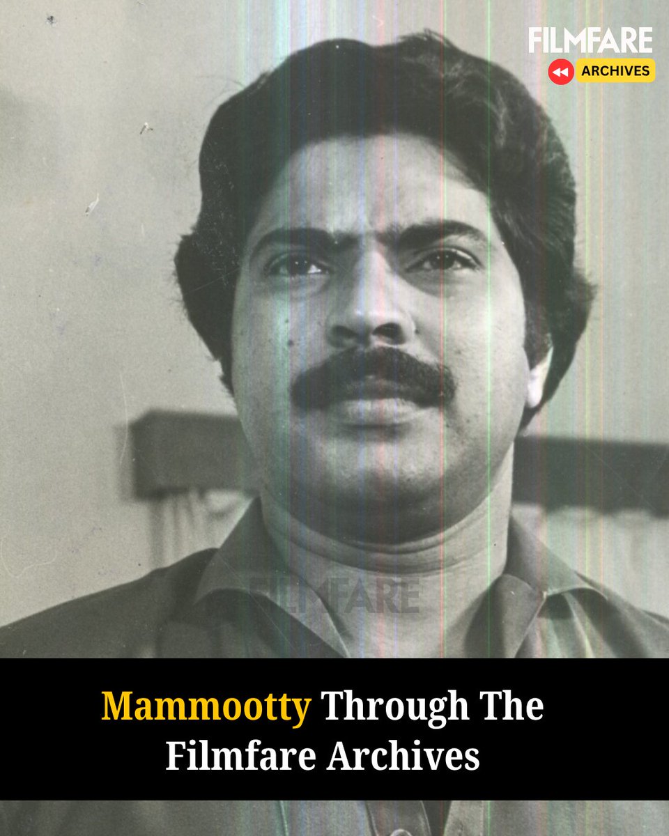 filmfare's tweet photo. Celebrating a legend, a legacy and decades of unforgettable cinema. 🎬
On #Mammootty's birthday, we're revisiting some rare gems from the Filmfare Archives that trace his remarkable journey through Indian cinema.

From award nights and candid off screen moments to iconic pairings with #Mohanlal, unforgettable performances alongside industry stalwarts, and behind the scenes frames from sets like Dr. Bahasaheb Ambedkar, these photographs capture the many faces of an actor who has given Malayalam cinema some of its finest years.

With a career spanning over four decades and a filmography that moves effortlessly between the intense, the comic and the deeply human, Mammootty remains one of the most versatile and respected names in Indian film.

Here's wishing him a very happy birthday. 🎂

Swipe through these rare archival moments and celebrate a career that continues to inspire generations of actors and audiences alike. ✨

#FilmfareArchive #BirthdaySpecial