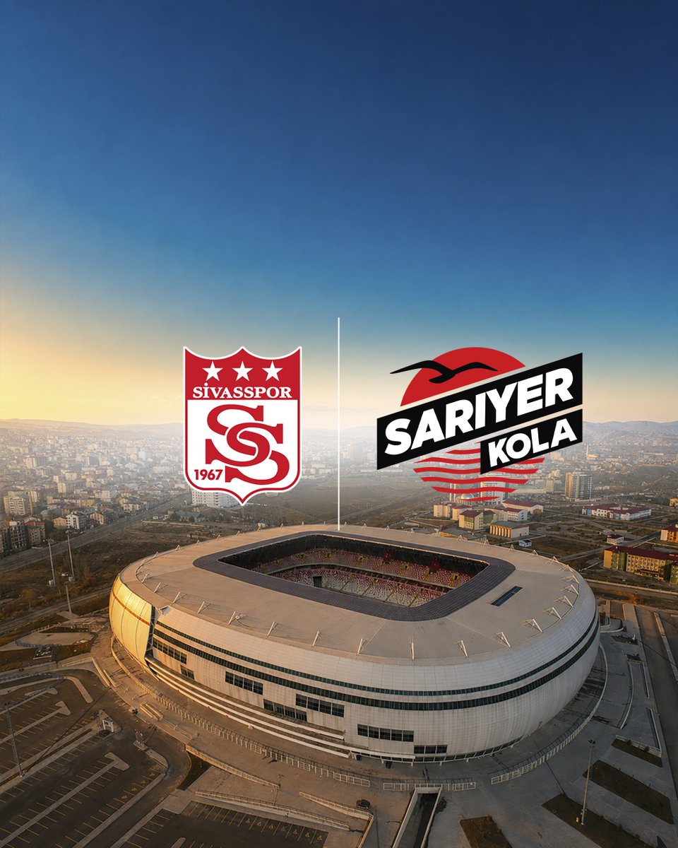 sariyericecek's tweet photo. Sivas’ın mücadele ruhu ile Türkiye’nin Kolası aynı heyecanda buluştu! ❤️🤍

Sarıyer İçecek olarak Ekenler Beton Sivasspor’un yanında yer almaktan ve kırmızı-beyaz camianın coşkusuna ortak olmaktan mutluluk duyuyoruz.

Bu güzel iş birliğinin hayırlı olmasını diliyor, @Sivasspor'a başarılarla dolu bir sezon diliyoruz.

Omuz omuza, nice zaferlere! 💪🏆