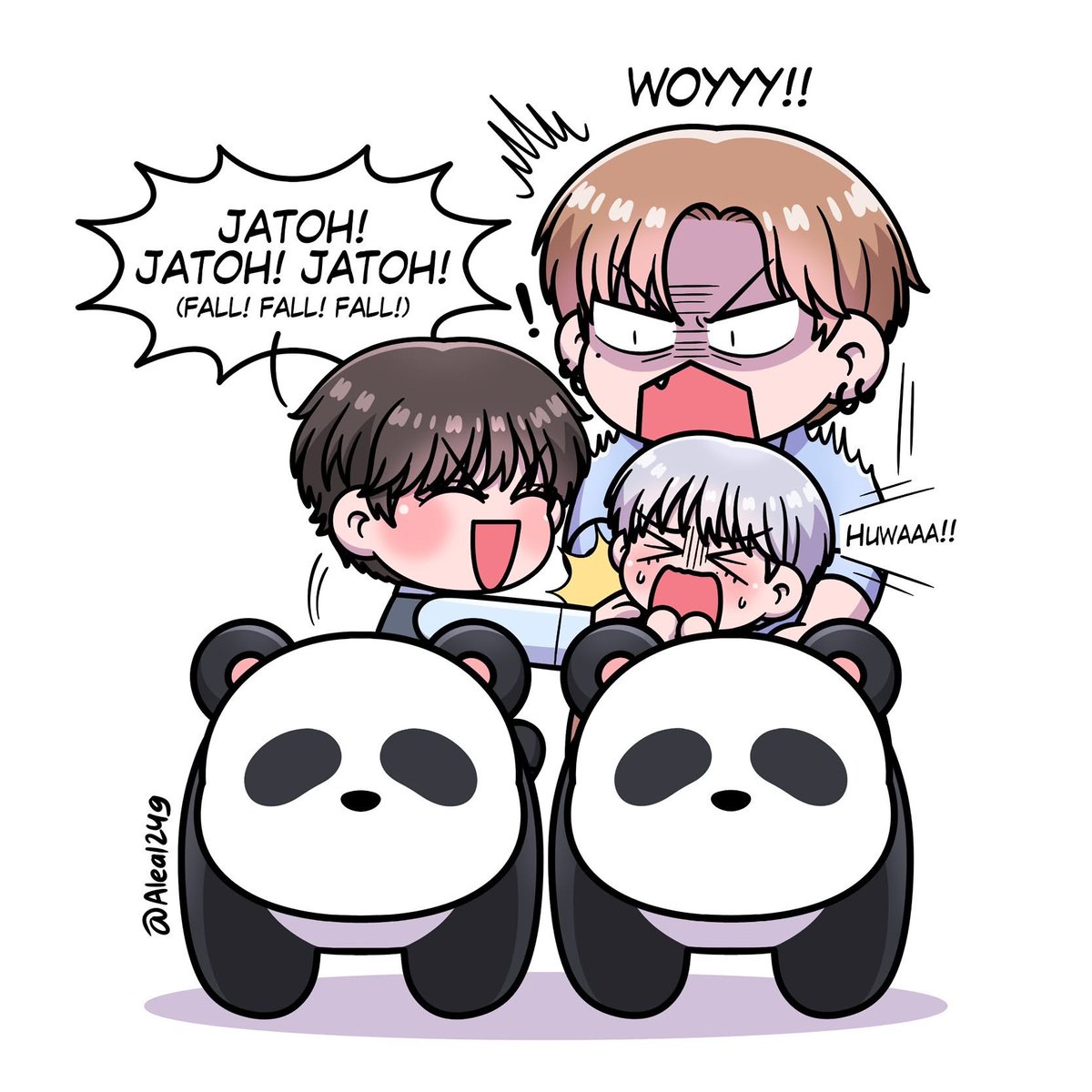 Aleal249's tweet photo. Yeonjun: GUE BIUS LU, CIL!

#BEOMGYU #YEONJUN #HUENINGKAI #TXTfanart #TOMORROW_X_TOGETHER https://t.co/IYkDWgyXAa