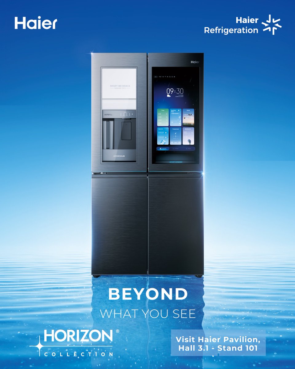 haierfresh's tweet photo. Some things are better seen up close. 👀

From effortless thawing to keeping ingredients at their best for longer, intelligent food care makes everyday life easier. 💙

📅 4–8 Sept 2026
📍 Messe Berlin · Hall 3.1 · Stand 101

#WhereFreshnessMeetsAI #SmartFreshLifeFlavour #IFA2026 https://t.co/XyPhndkfXY