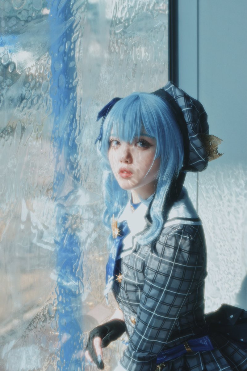 urei001's tweet photo. ※cosplay   
　　
　　【hololive   星街すいせい】

　　　　.・✴︎ .・. ✴︎ .・. ✴︎・.

Photo:nol #noltalgic https://t.co/tg1YqNZ5hb