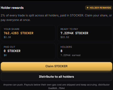 stockerinu's tweet photo. Hold memes, claim tokenized stocks rewards!  @Stockereum<>Ethereum

$Stocker $SI Stocker Inu
0x074db34C990DA22cae9ECE45C27641Af06A919Cb https://t.co/cypngaNx12
