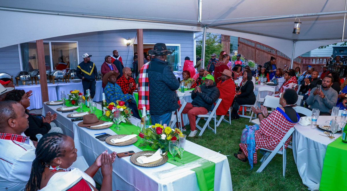 rigathi's tweet photo. The Maa community has, for the longest time, preserved their culture and traditions, giving them a strong sense of identity and pride in Kenya and beyond.

After the church service, I had the privilege of attending the Maa Community Cultural Evening at Pullman City in Spokane, Washington State.

The Maa diaspora community shares the frustration over the continued encroachment and grabbing of their ancestral land back in Kenya, which erodes their culture— the bedrock of their identity, spiritual heritage, and livelihood.

I have assured them that under the next government we will form together, the Maa land must be returned to its rightful owners, and land grabbers will face the rule of law.

There will be no sacred cows. The Maa community deserves dignity, respect, and justice.