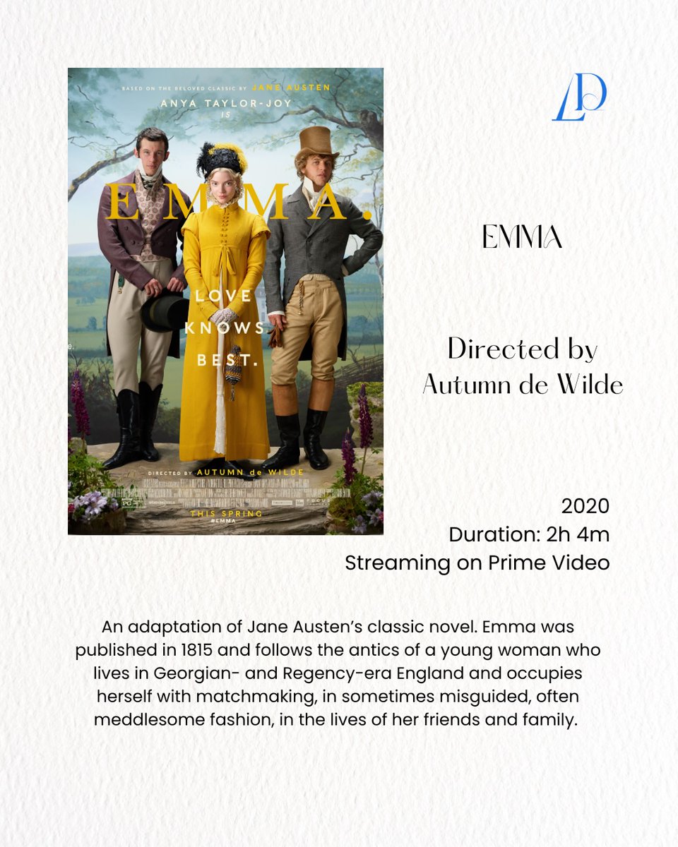 Yami_Tkm's tweet photo. A visually stunning, witty Jane Austen adaptation with charm, romance, and perfectly timed humor. A must-watch for the story and the aesthetic. Have you seen it? https://t.co/NJ5Al3W0DG