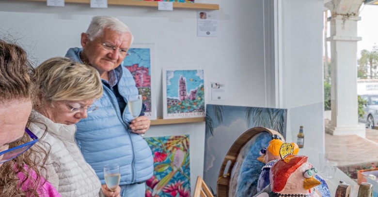 juniorfinch717's tweet photo. CALM meets CHARACTER

Our Collective Spring Exhibition pairs soothing Ocean Resin Art by @jordannem with the playful charm of Lucky Hens by @lapouledoree_marbella. Open Mon–Thu, 10am–3pm. https://t.co/XcXCQ59WNU