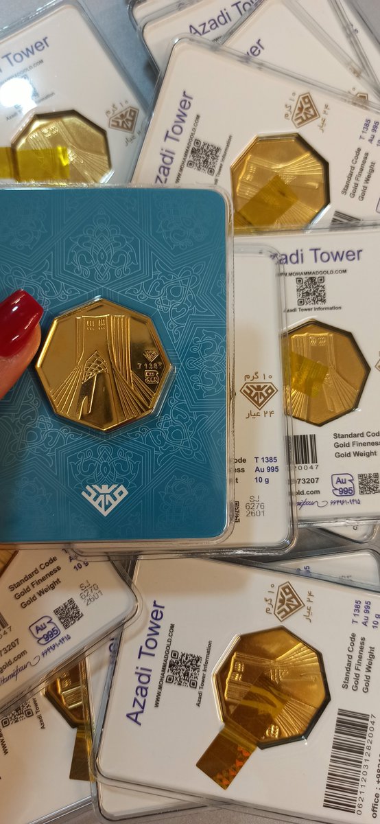mohammadgold995's tweet photo. شمش طلای ۲۴ عیار ۹۹۵ 🔥
خالص خالص، برای سرمایه‌گذاری عالی

عکس واقعیه خودشه
قیمت و جزئیات می‌خوای دایرکت بده 👇

#شمش_طلا #طلای_۲۴عیار https://t.co/hRi4KsXKRi