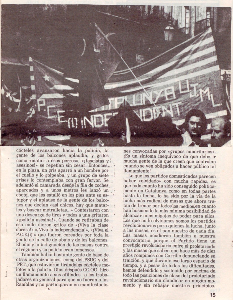 difonlaidea's tweet photo. El naixement del PSAN al 68 (i escissions posteriors) representa el tronc central del nostre moviment d'alliberament nacional, però existeixen altres experiències que van anar assumint les tesis independentistes.

Una d'elles el PCE(i) i la UJML, que acabarà donant lloc a RCAN 👇 https://t.co/V8cZzanBx0