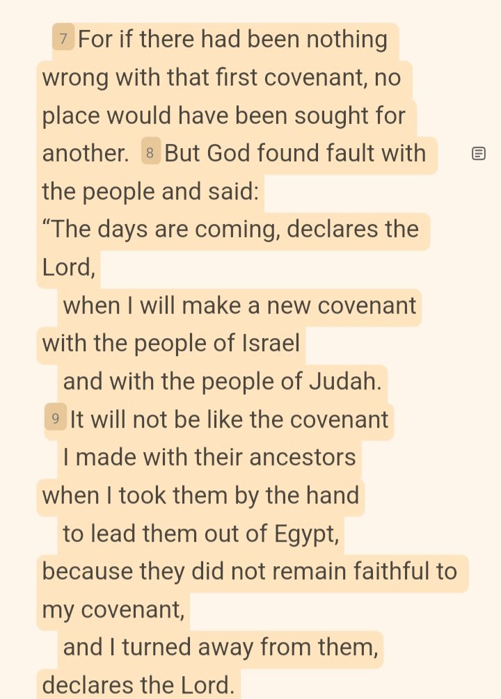 cecijuds's tweet photo. @EclipseNine @Wfchris042 @archie_lochie The law was to make men conscious of what sin was. It also brought  condemnation which was not what God intended in the first place. Hence, he made a way for better in himself through Jesus. https://t.co/5wUnR1hkLC