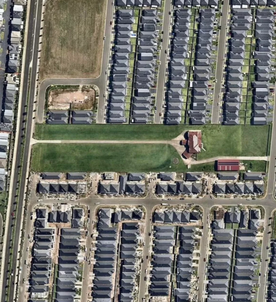 FactLabyrinth's tweet photo. The Zammit family refused to sell their five-acre property in Sydney’s west, despite being offered up to $50 million by developers. As the surrounding land was sold off and developed, an entire suburb was built around their home. https://t.co/SA8c5dhnp0
