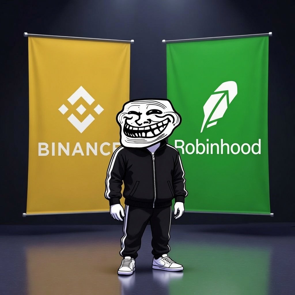 gwom83113's tweet photo. Once Binance and Robinhood finally list $TROLL  

the whole timeline is going to clock that this is a genuine 10B+ meme in the making  

Most people still need that official “green light” before they stop lurking and actually size in hard  

Only Doge, Shib and Pepe have ever punched through 10B.

$TROLL is lining up to be the next one that does it.