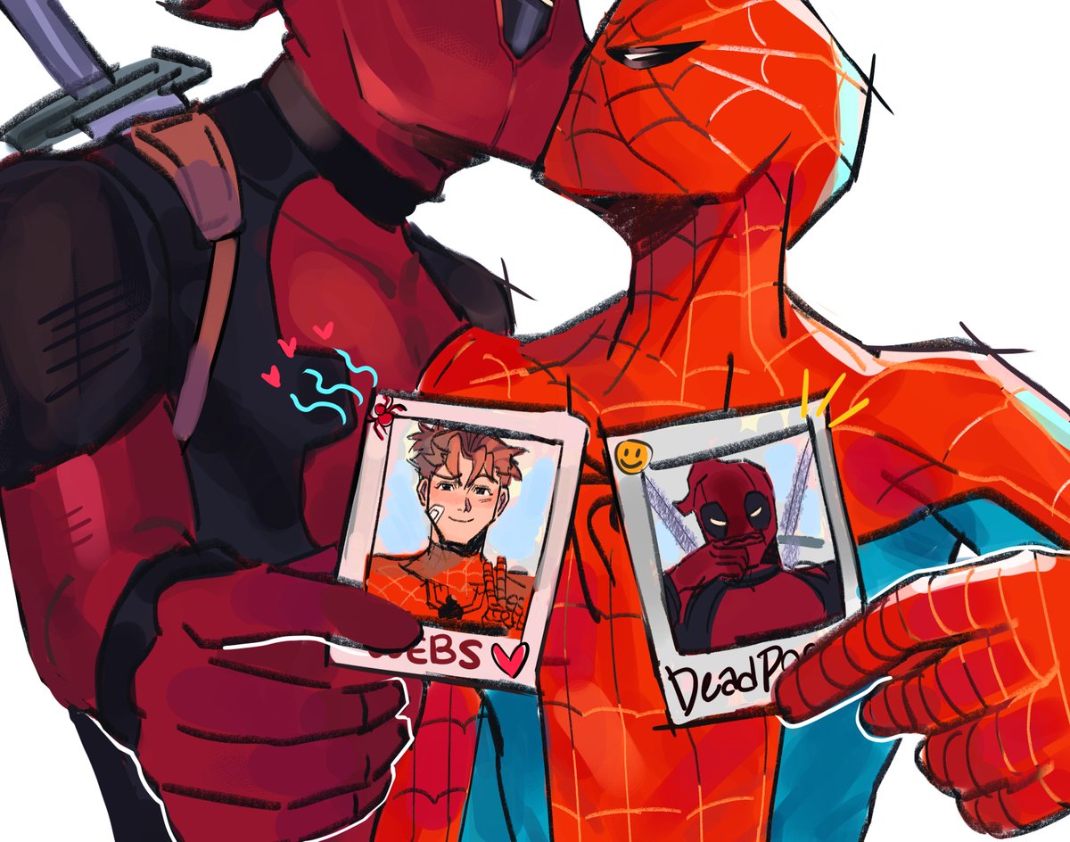 remiiau's tweet photo. #spideypool https://t.co/c9VKXsafY1