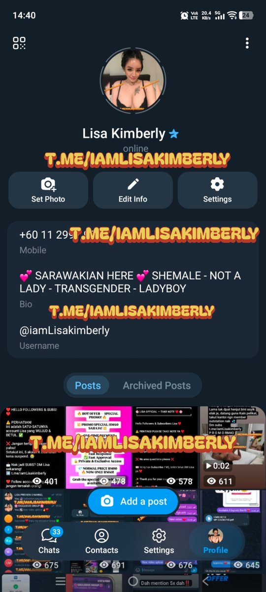 Lisa_kim92's tweet photo. ❤️ HELLO FOLLOWERS & SUBS! ❤️

⚠️ PERHATIAN!
Ini adalah SATU-SATUNYA account LISA yang WUJUD & BETUL. ✅

📩 Nak jadi SUBS? DM Lisa sekarang!
➡️ https://t.co/FZiFLQHOp5

❤️ Follow account yang betul — jangan tersalah orang!

⚠️ PLEASE JANGAN SEARCH USERNAME LISA DI TELEGRAM! ⚠️
Banyak FAKE ACCOUNT yang guna nama LISA❌

SCAN QR LISA PROVIDE ❤👇👇