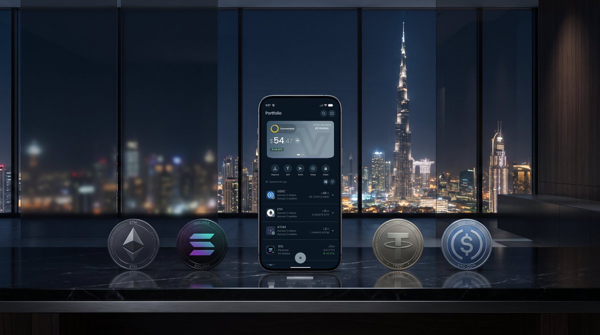 rivcapitalgroup's tweet photo. One wallet. Multiple chains. Full control. 📱

RIV Wallet is the gateway into the ecosystem. https://t.co/J9MVlhK5RR