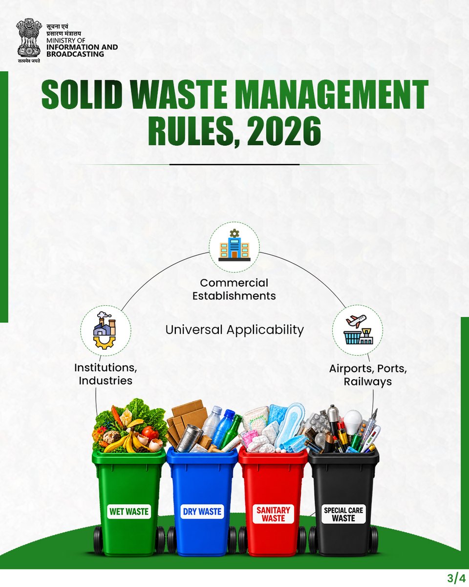 AIRNews_Chennai's tweet photo. #SBMG | #SWMRules2026 | #SwachhBharat | #LifestyleForEnvironment

தூய்மை இந்தியா இயக்கத்திற்கான சிறந்த கழிவு மேலாண்மை. ♻️🌱

@MIB_India | @PIB_India | @mygovindia | @airnewsalerts https://t.co/qGS7GijxJp