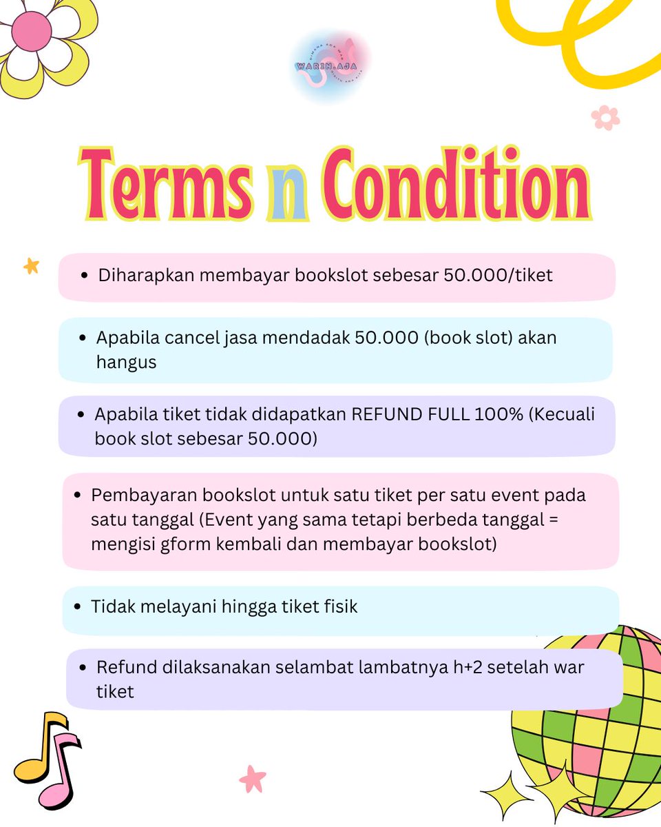 warinajaa's tweet photo. JASA WAR TIKET DOH KYUNG SOO : DAY OFF CONCERT TOUR

✅Trusted
✅Data pribadi
✅Berpengalaman war tiket
✅Bisa bayar fee di akhir

‼️‼️LIMITED SLOT ‼️‼️ https://t.co/INP5wTHdep