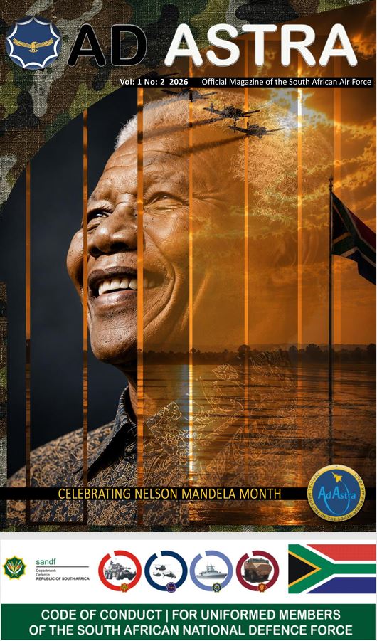 SANDF_ZA's tweet photo. READ || 🇿🇦SA Air Force || Ad Astra Magazine || Vol: 1 No: 2  2026 || Official Magazine of the SA Air Force.

Online Link 🔗>> https://t.co/4UgErRHDYV

Ad Astra Magazine by SA Air Force || Corporate Communication.

🇿🇦#SANDF
🇿🇦#SAAirForce
🛩️ #PerAsperaAdAstra
🇿🇦#AdAstraMagazine https://t.co/eeRlWFFQnK