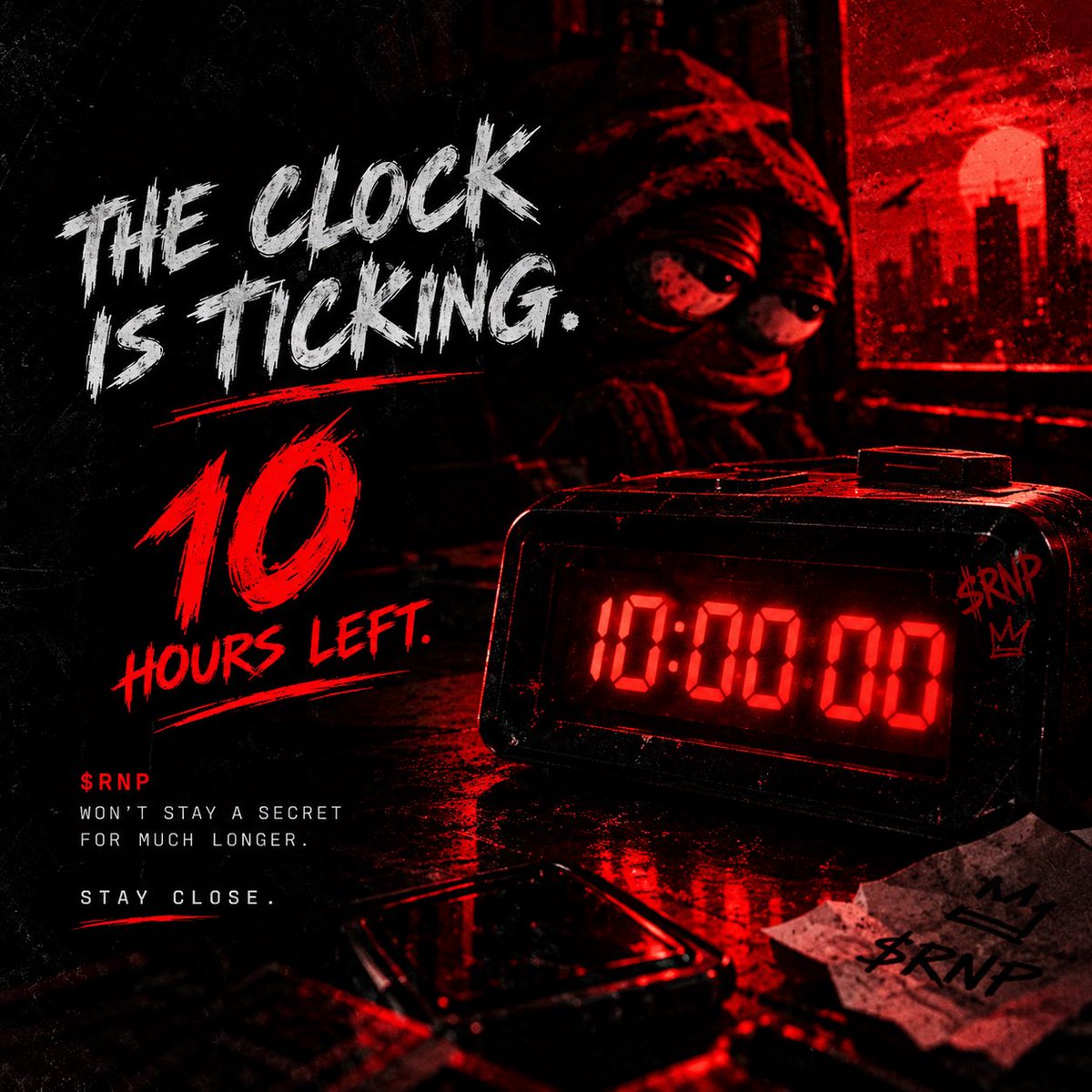 RentPanicRNP's tweet photo. 10 HOURS LEFT. ⏳

$RNP is getting closer.

Stay ready. 🔴 https://t.co/c3FZaYnHNX