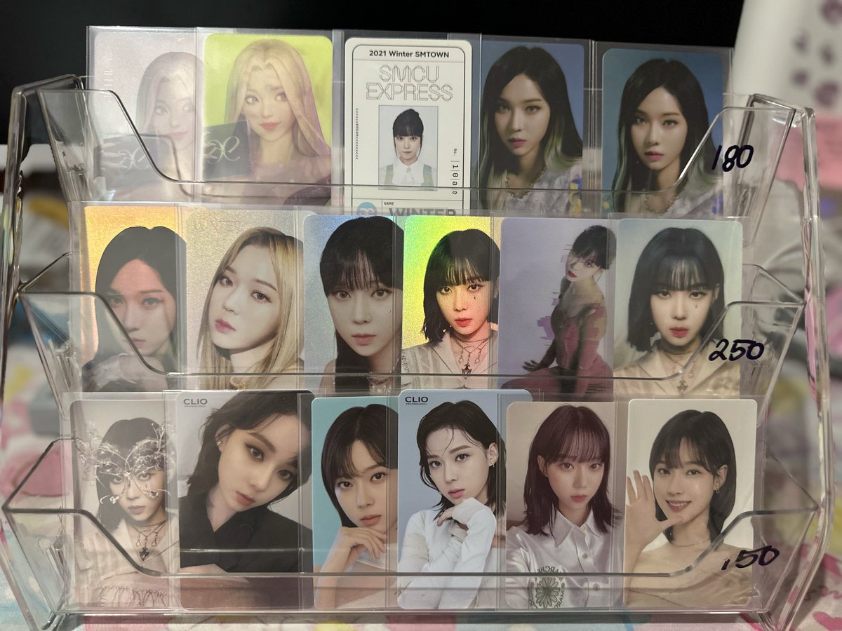 wonyobebi's tweet photo. wts winter photocards clearance sale! ph

selling as a set for ₱3000 pesos, if payo.

📍 loc: san mateo rizal
💸 mop: gcash or gotyme
📦 mod: sdd (lalamove/grab) or j&amp;t

🏷️  lfb aespa karina ningning giselle sm kpop lf wtb https://t.co/XvaHi1SNee