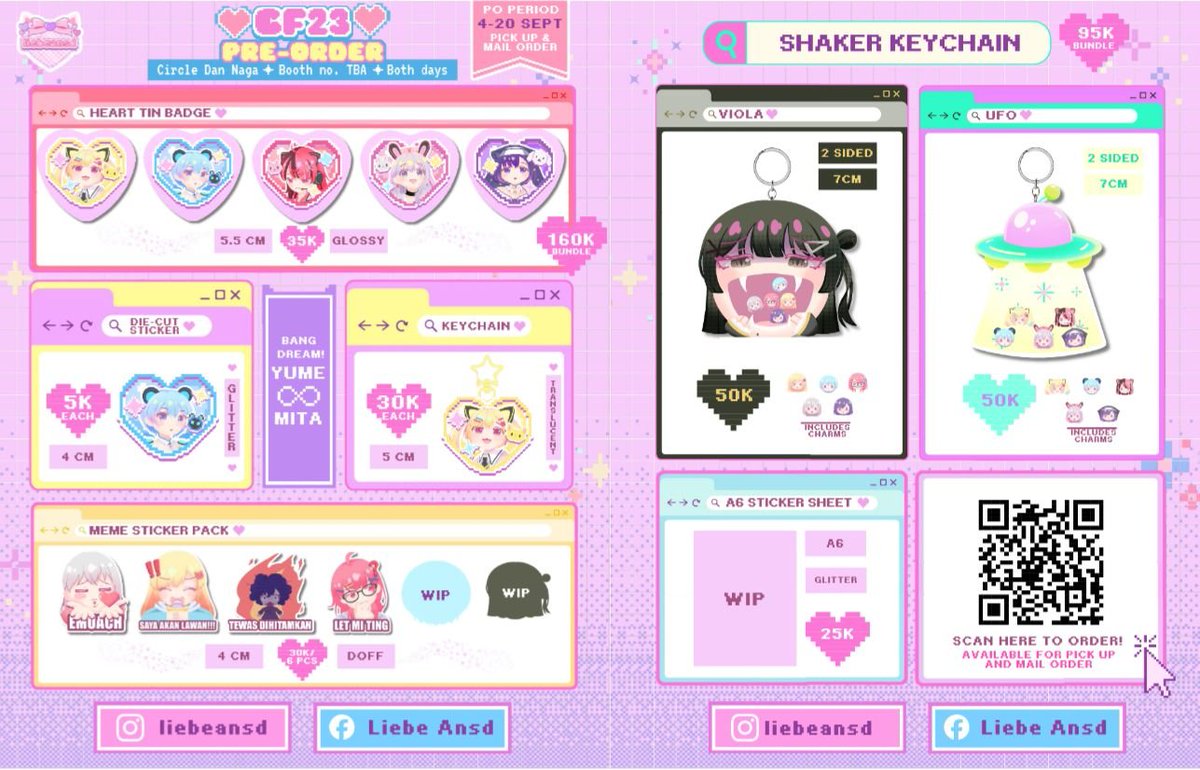 bandorifess's tweet photo. WTS izin share katalog Bandori! Mugendai mewtype untuk CF23 ya~ 🛸💕 https://t.co/2GZV8aPIvw