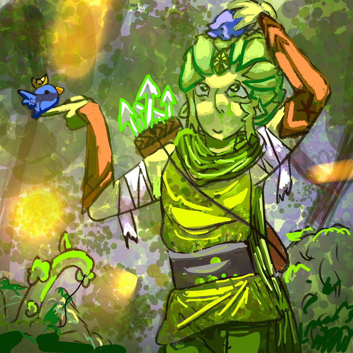 FruitCakedw's tweet photo. WHO INVITED HEVAN IN BRO??? Look at him.... Awwhhh... Whahhhhh....so cute...fsc so lucky bro..so CUTTEEE.. 🥹 (art mine! Don't repost!!!)

#crk #windarcher #firespirit #bluobirds #firewind https://t.co/IQEIOS7AT6