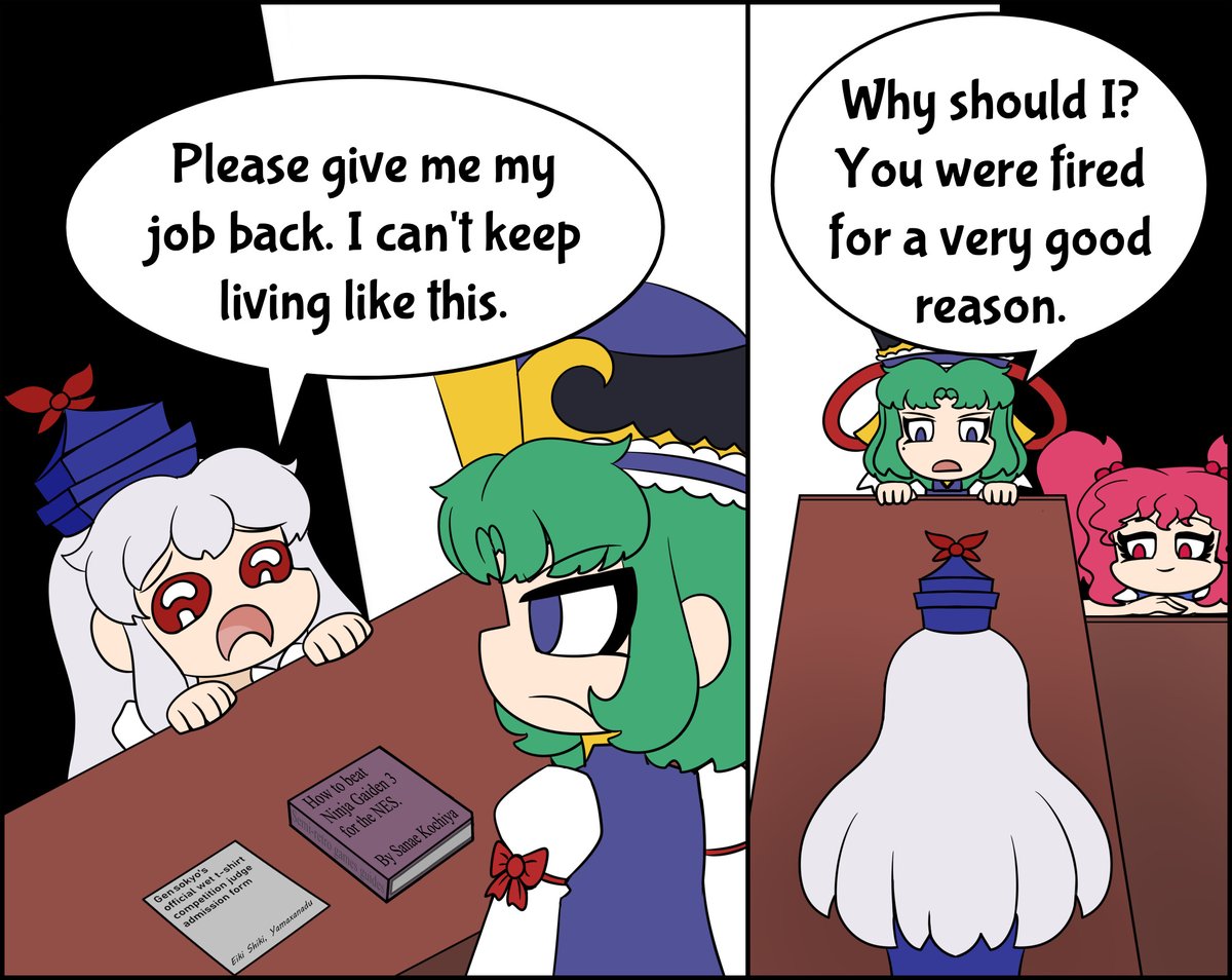 XKmyla's tweet photo. Keine has her job back! https://t.co/qUe3gimBXO
