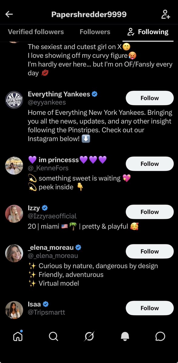 NanceTyra's tweet photo. @Papershredder99 @alyssamariiee11 Oh now it makes sense why you hate women. With you following people like this, you have to be divorced…or in an unhappy marriage at the least. If not you’re a bigger pig than I thought to begin with https://t.co/hnI7CaM4Zj