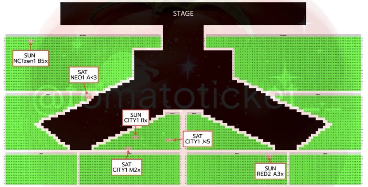 Armyyengao's tweet photo. WTS | ขายบัตร VIP ใกล้สเตจ🔥

เหลือแค่โซน CITY1 รับผ่อนทุกรายการ

SAT
- J<5 
- M2x 

SUN
- I1x 

#THE_REDLINE_BANGKOK
#NCT127_5TH_NEOCITY_THE_REDLINE #NCT127_5TH_NEOCITY_BANGKOK_THE_REDLINE #ตลาดนัดnct https://t.co/qJAvGb558i