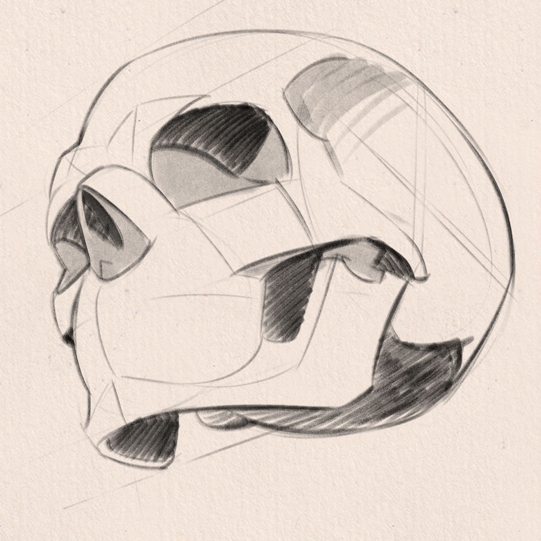 LucasPeinador's tweet photo. Nothing like practicing how to draw skulls to improve how to draw faces. If you haven't given it a try, I fully recommend it 💀 https://t.co/xN2Eha47XS