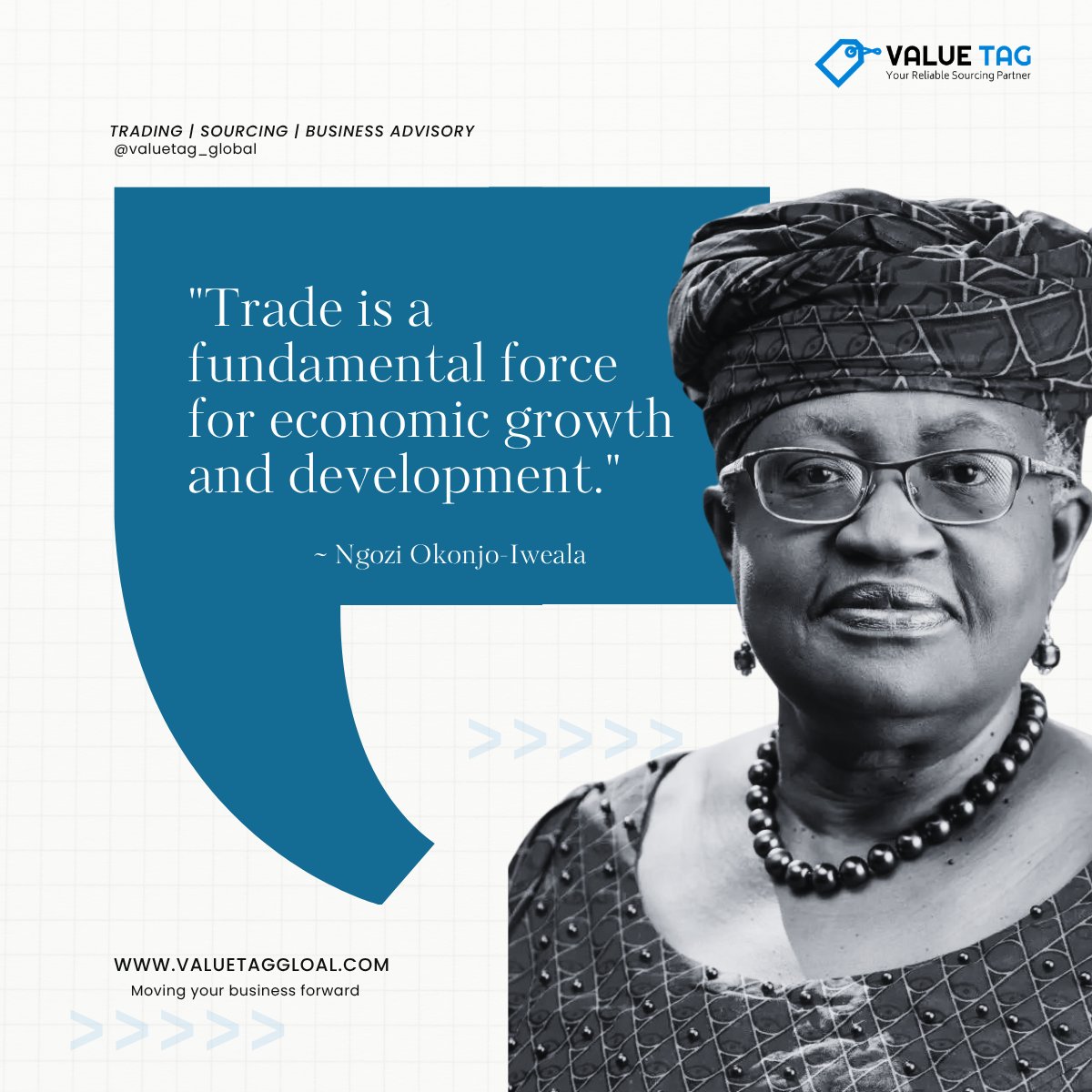 Valuetag_global's tweet photo. Every new market, connection, and opportunity can drive business growth and create greater possibilities.

This week, think beyond borders. Build beyond today. Grow with the opportunities trade creates.

Happy new week! 📈🌍

https://t.co/8pHnYVWR3U https://t.co/aKEFC7PFin