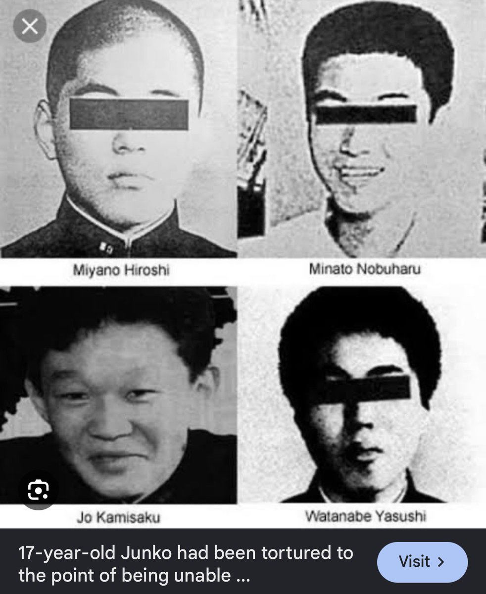 supacutecat's tweet photo. This guy’s whole account is calling queer people predators when his pfp is one of Junko Furuta’s abusers. Junko was 17, she was kidnapped, rap3d, tortured, and eventually murdered.
How strange to have that as your pfp.

#lgbt #lgbtq #idkblowthisup https://t.co/qV0weSKLQG