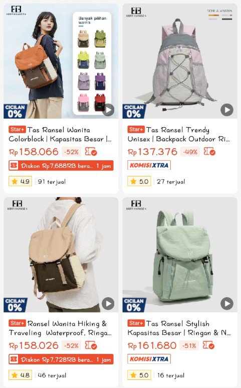 liapicksdaily's tweet photo. Menurut aku backpack itu salah satu investasi terbaik utk kesehatan bahu, klo pake itu distribusi dari beban yg kita bawa jauh lebih seimbang, apalagi yg bawaannya selalu seabrek pas mau ngantor/ke luar kota. Jadi, pasti seneng bngt klo bisa nemu backpack yg under 200k kaya gini https://t.co/Lb7IgPHBJf