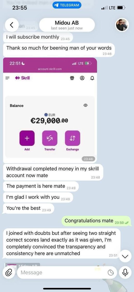 LEGIT_FIXEDTIP's tweet photo. My CLIENTS are making there smooth withdrawals from our last bet🔥

I can say with 100% confidence -EVERYONE CAN DO IT! You just need to start to feel the power of the  Fixed Match💪

Admin : @LEGIT_FIXEDTIP https://t.co/Qz29v9szqo