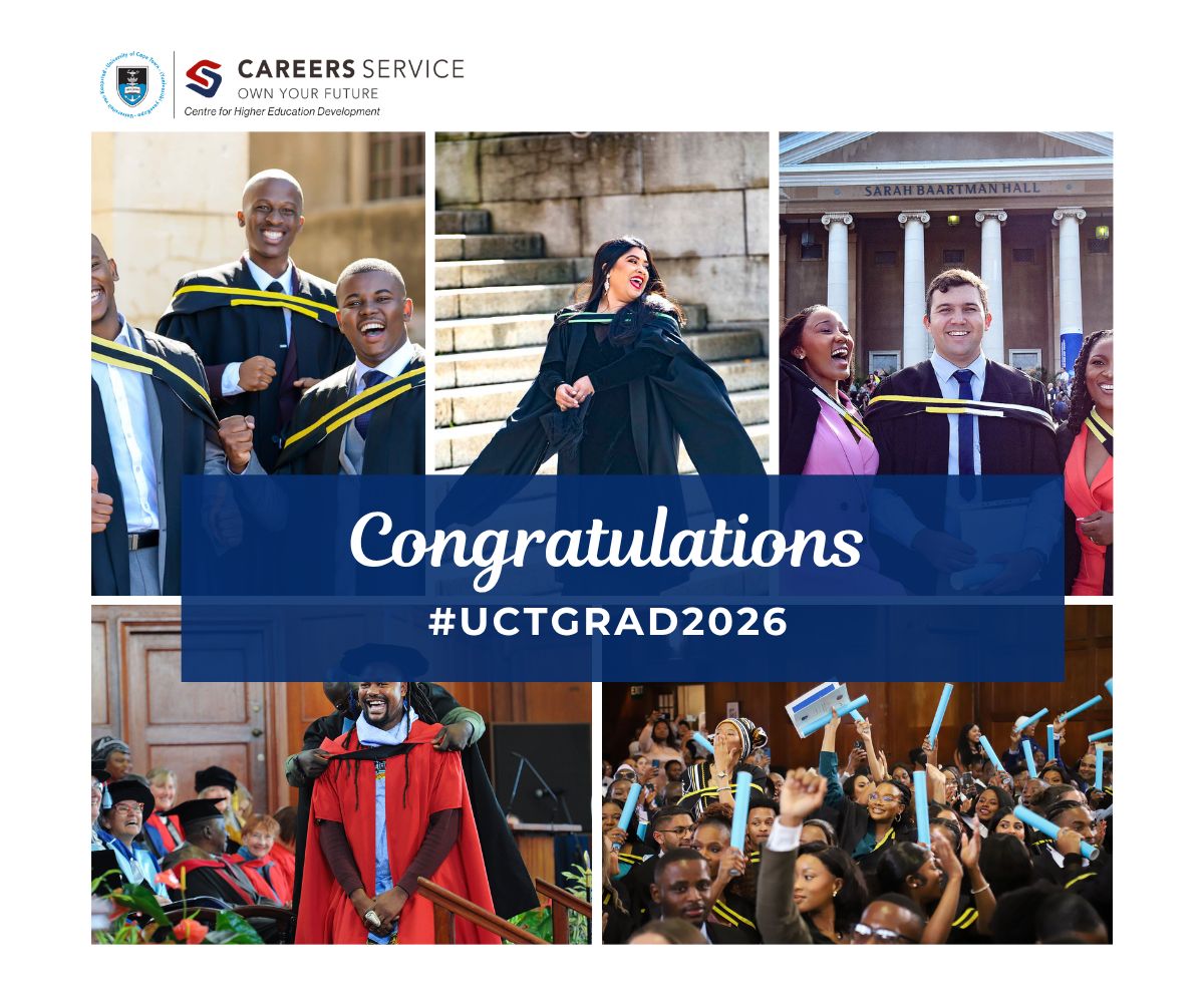 UCTCareers's tweet photo. Congratulations to all our UCT Spring 2026 graduates! Your hard work, resilience and determination have brought you to this incredible milestone. The future is yours to shape, and we can't wait to see what you do next. Go make your mark! #UCTGrad2026 #UCTCareers #FutureReady https://t.co/qkWnChX2JD