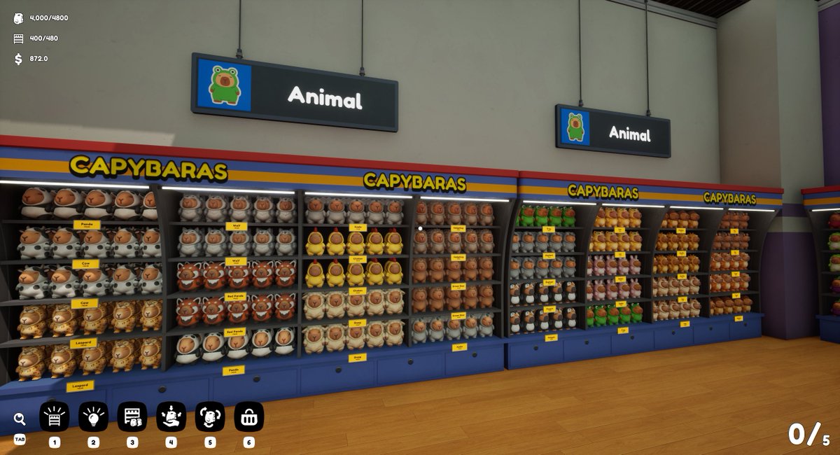 Red_PandaStudio's tweet photo. Sort The Capybaras is a cozy organizing game where you sort 4800 cute capybaras https://t.co/70a53vxqRE