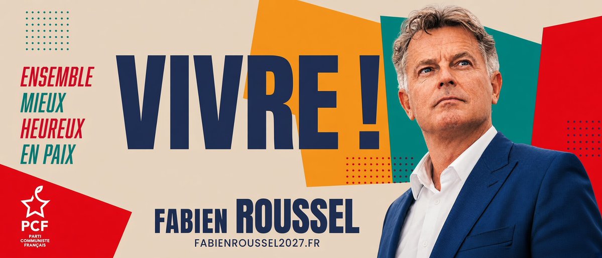 pcfperigueux's tweet photo. Vivre ensemble. 

Vivre heureux. 

Vivre mieux. 

Vivre en paix. 

@PCF #présidentielle2027 @Fabien_Roussel #fabienRoussel https://t.co/Dst0XoLNZ7