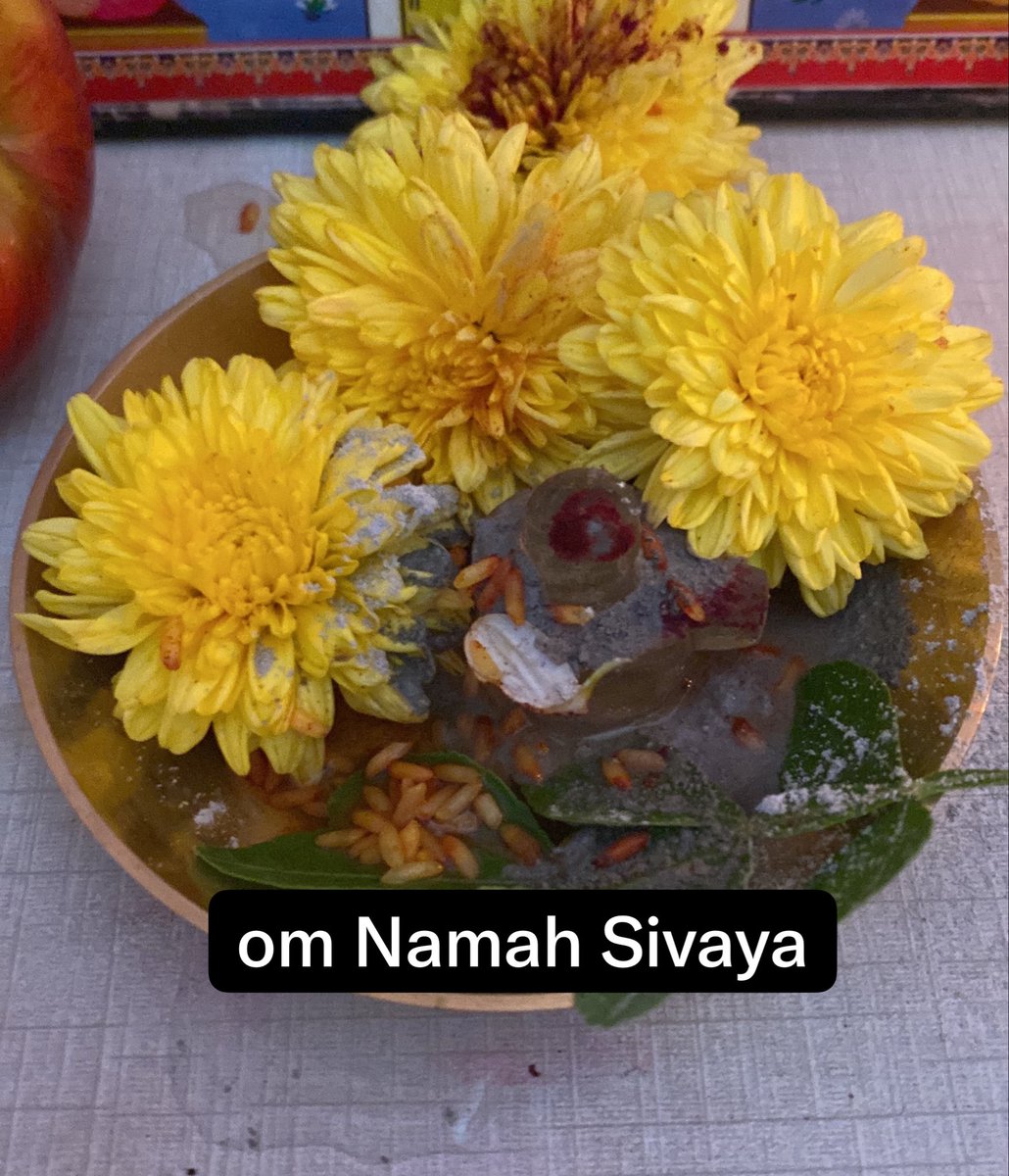 alekhya0803's tweet photo. Monday
Om Namah Sivaya
Vishewaraya Mahadevaya
Triambakaya 
Shree Mahadevaya Namha 
#lordshiva #mahakal https://t.co/Uzr2SUAgQZ