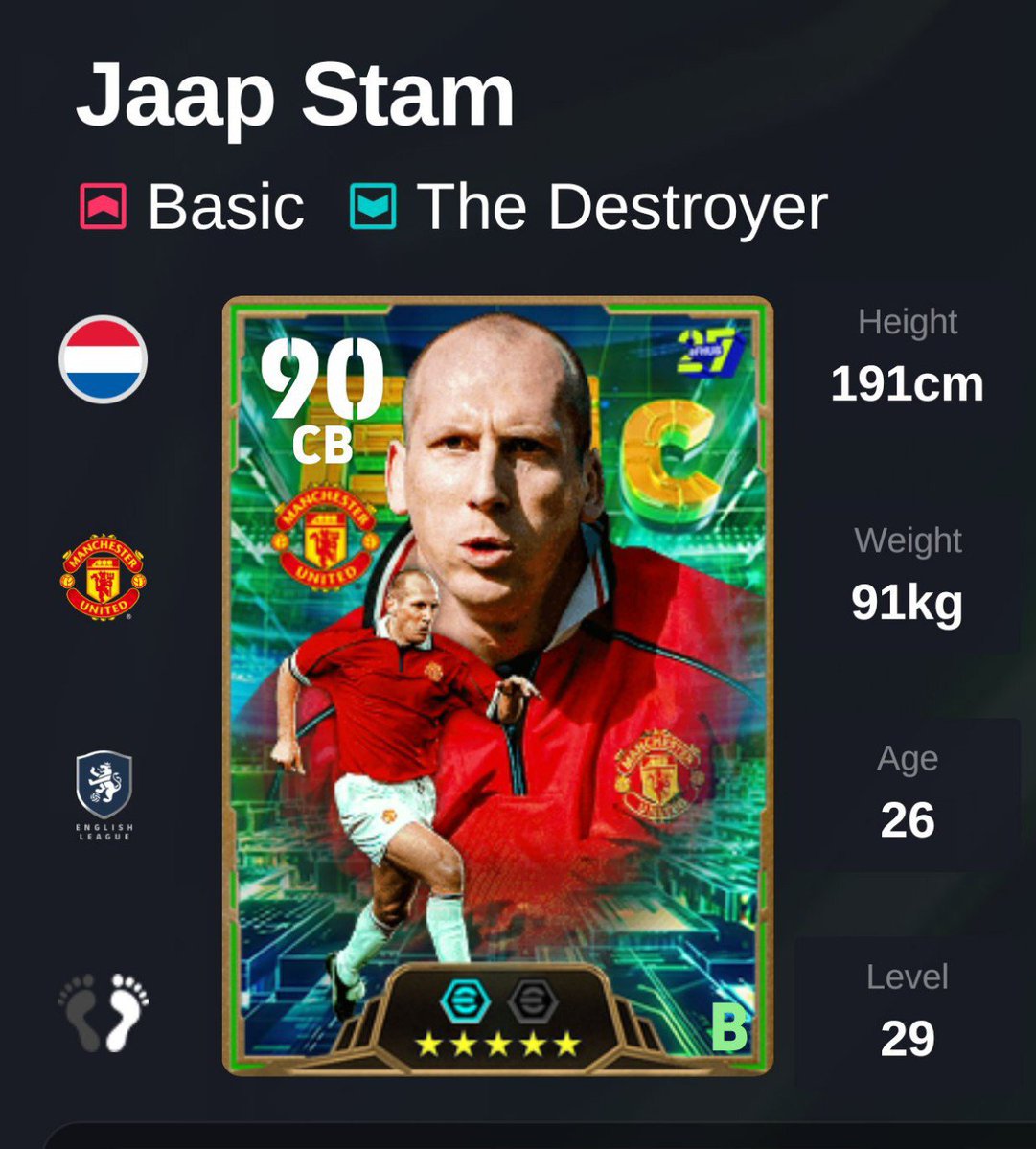 efb_shakes's tweet photo. THIS PACK IS A SCAM, SKIPP !!! 

First of all, look at this Claude Makélélé, he doesn't have any playstyle, all he has is "All Action Defender" which Jude Bellingham a Hole player has too from the Club Selection❌

Second, this Cech doesn't have his cape, I swear this is an error plus he is facing the Jinx side💀

And as for Jaap Stam, I don't even know where to begin from, he's a Basic Destroyer❌

I would rather spin the Real Madrid Club Selection than this scam🚮

#eFootball