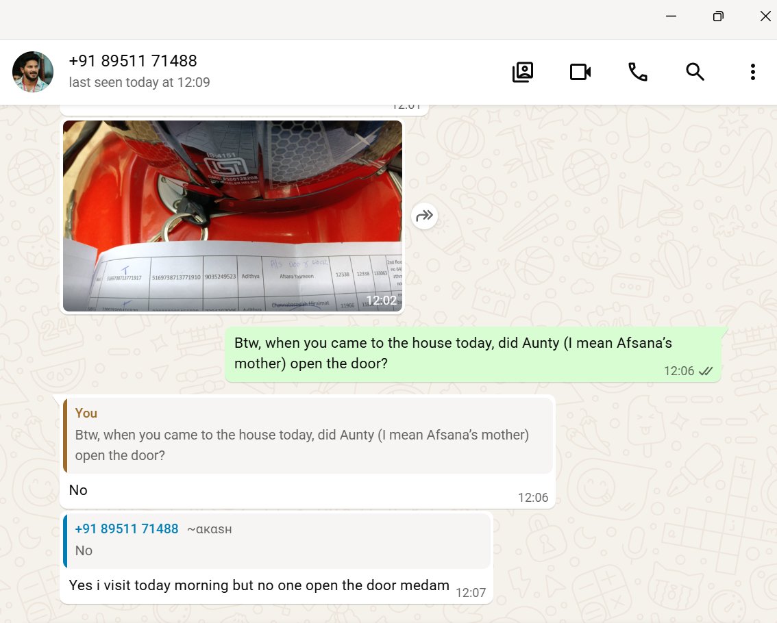 VelvetStatic22's tweet photo. @MobiKwik  @_NorthernArc  Agent (8951171488) Came to my residence without any prior intimation while I wasn’t at home. My aged mother was alone&amp; got frightened by the unexpected visit. He also interacted with my neighbour and disclosed my loan details. Kindly help
Afsana Yasmeen https://t.co/LvDRKMBdIl
