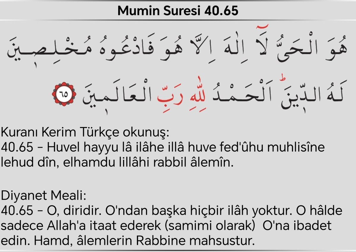 kuran_platformu's tweet photo. O, diridir...
Mü'min Sûresinden...
#kuran #kuran_platformu
#Allah https://t.co/Mu4zrBeArp