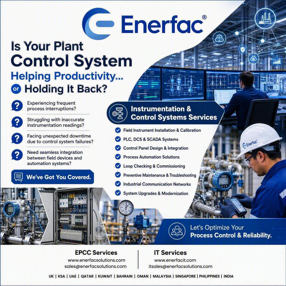 enerfac_hq's tweet photo. 𝗦𝗺𝗮𝗿𝘁𝗲𝗿 𝗰𝗼𝗻𝘁𝗿𝗼𝗹 𝗶𝘀𝗻’𝘁 𝗷𝘂𝘀𝘁 𝗮𝗯𝗼𝘂𝘁 𝗮𝘂𝘁𝗼𝗺𝗮𝘁𝗶𝗼𝗻. 𝗜𝘁’𝘀 𝗮𝗯𝗼𝘂𝘁 𝗯𝘂𝗶𝗹𝗱𝗶𝗻𝗴 𝗮 𝗽𝗹𝗮𝗻𝘁 𝘁𝗵𝗮𝘁 𝗽𝗲𝗿𝗳𝗼𝗿𝗺𝘀 𝘄𝗶𝘁𝗵 𝗽𝗿𝗲𝗰𝗶𝘀𝗶𝗼𝗻, 𝗿𝗲𝗹𝗶𝗮𝗯𝗶𝗹𝗶𝘁𝘆 𝗮𝗻𝗱 𝗶𝗻𝘁𝗲𝗹𝗹𝗶𝗴𝗲𝗻𝗰𝗲.
#IndustrialAutomation #ProcessControl https://t.co/b7y52PM25s