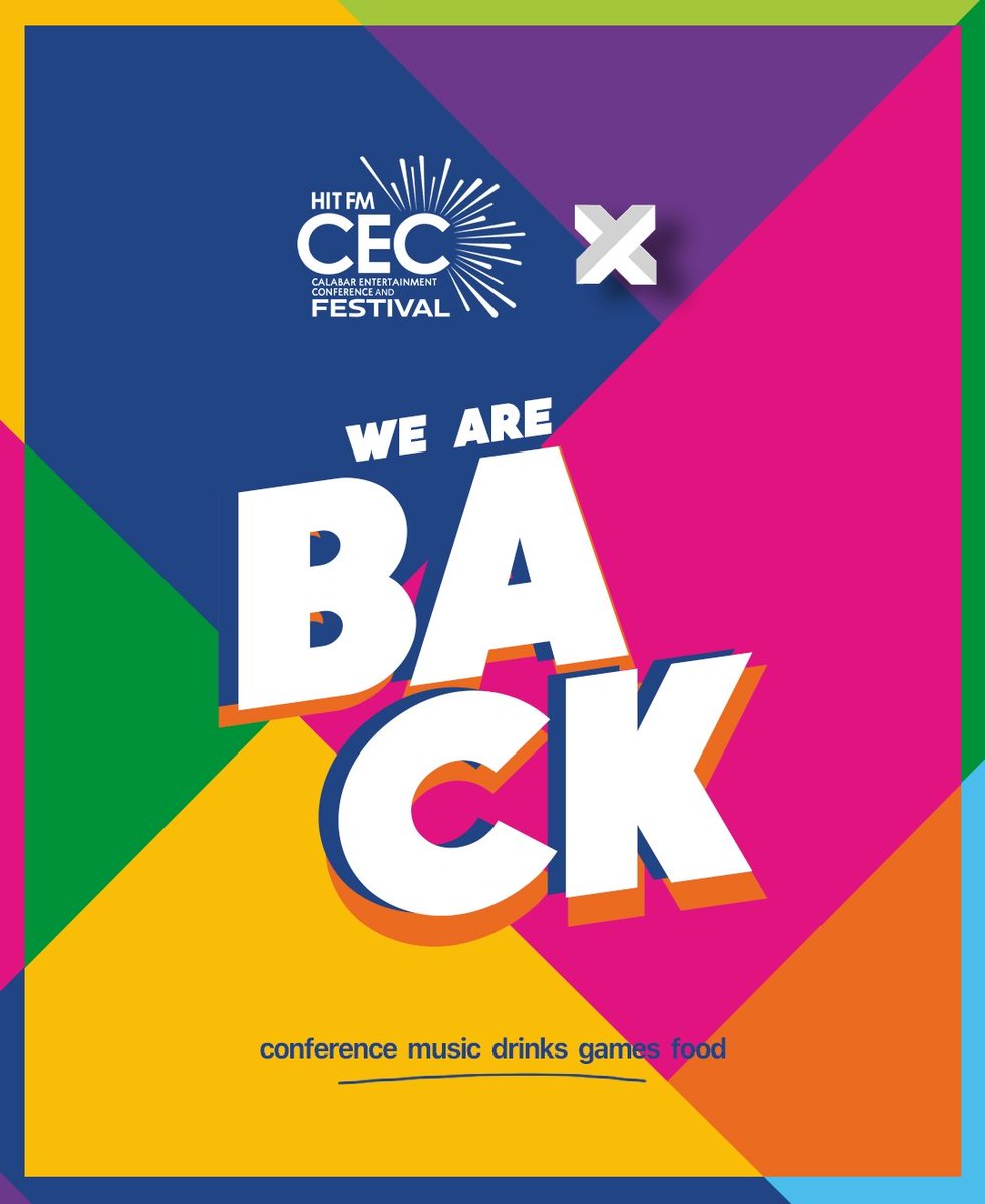 HitFMCalabar's tweet photo. CEC TURNS TEN THIS YEAR!

Welcome to CEC X ✖️

Slide for DETAILS!!!

#CECX #HITFMCECX #HITFMCalabar #THEXEDITION https://t.co/Z2oO0AKJtx