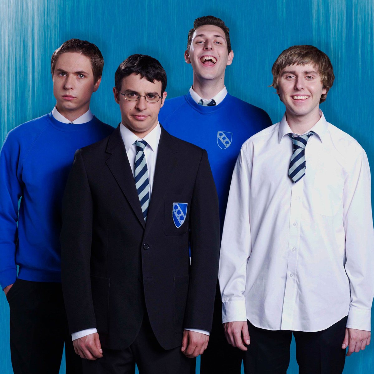 whatonnetflix's tweet photo. THE INBETWEENERS 3 is officially coming to Netflix globally.

12 years after the last movie, Simon, Will, Jay, and Neil are back, with production starting today in the UK. https://t.co/Z8r6OkF5Sy
