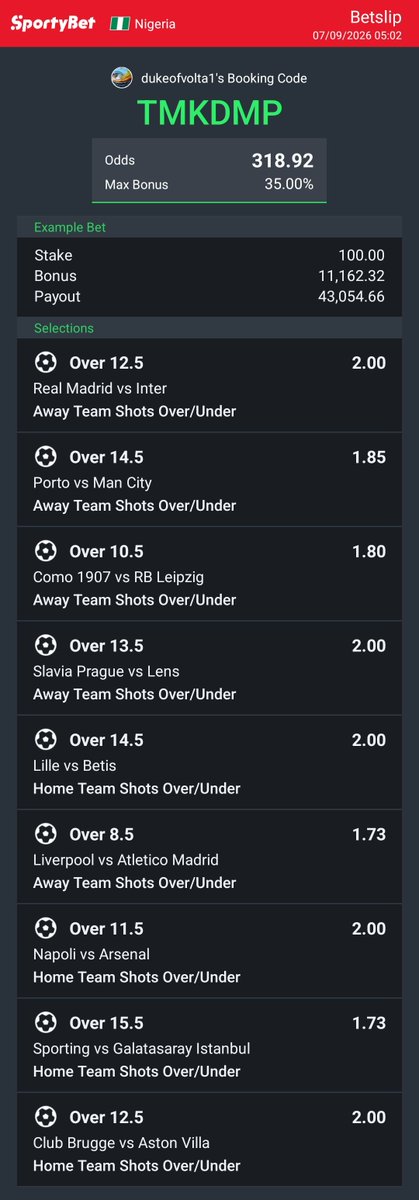 dickson_legend's tweet photo. Teams Shots UCL
XHRFDB
TMKDMP https://t.co/J3HurzUT3H
